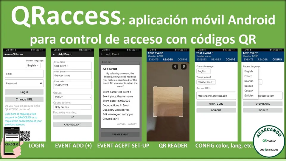 QRaccess: earlier Android mobile application for QR access control